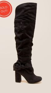 Not Rated size 6 over the knee bow boots